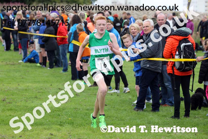 Under-15s Sunderland Harriers Open Cross Country. Photo: David T. Hewitson/Sports for All Pics